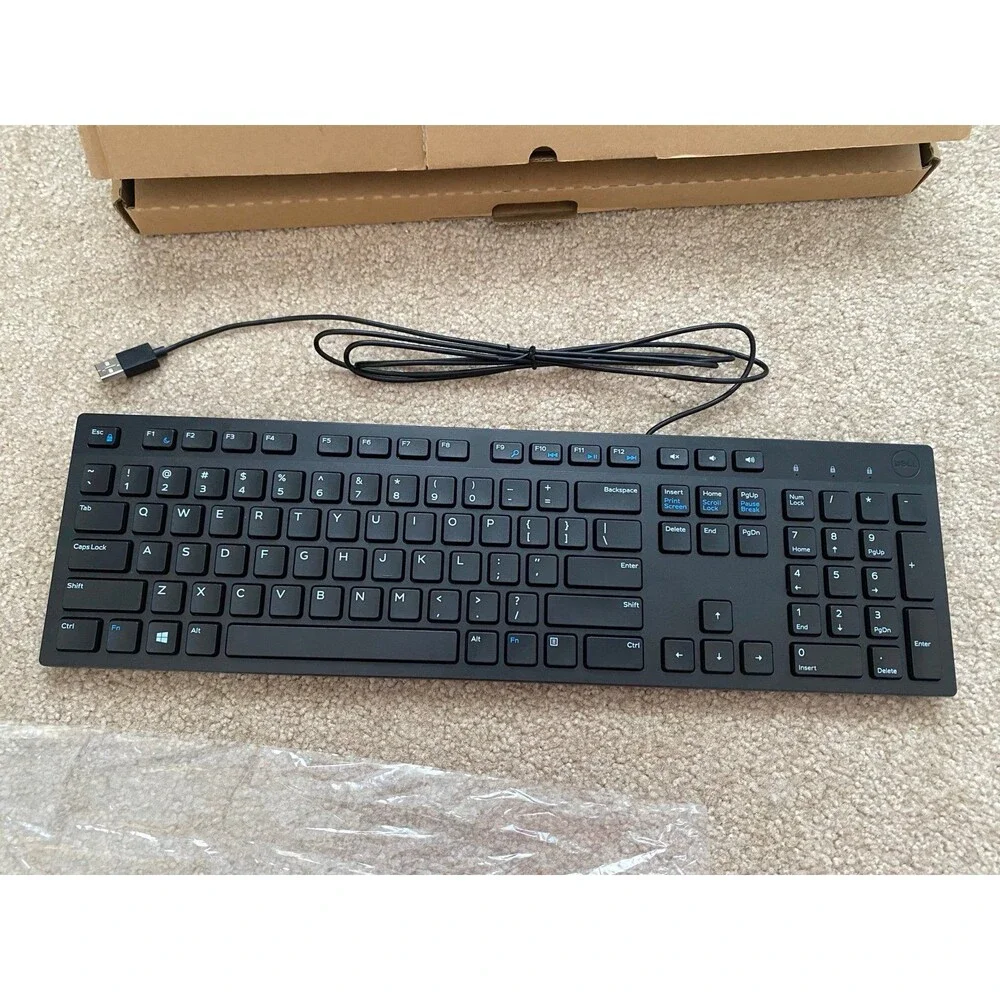 Dell Wired Keyboard KB216-BK-US USB Black BRAND NEW IN BOX